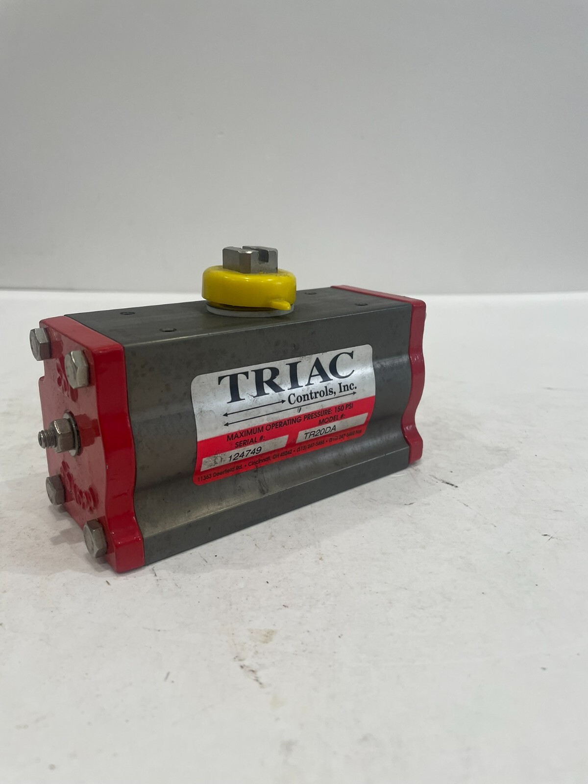 NEW TRIAC CONTROLS TR20DA RACK & PINION ACTUATOR
