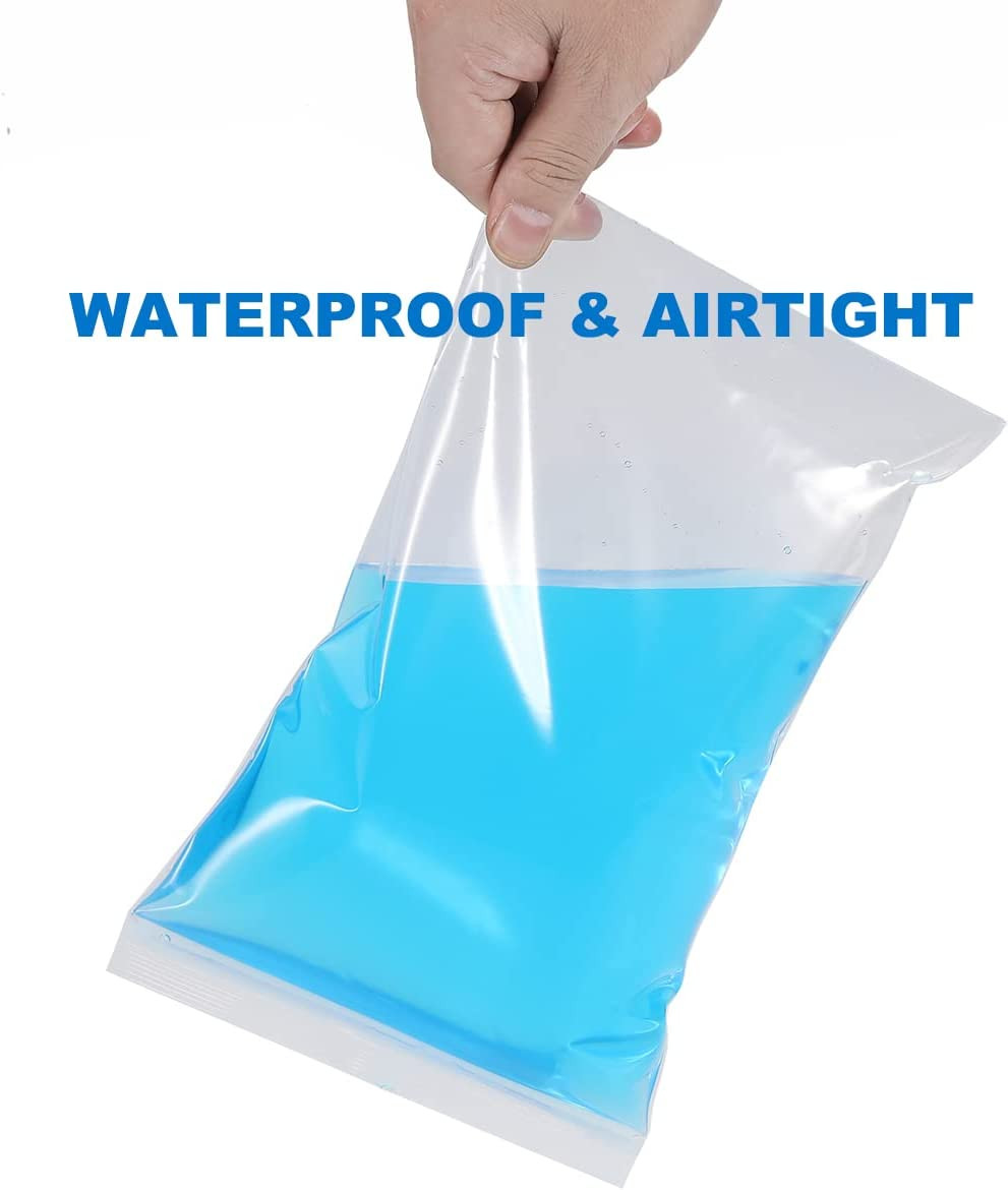 200 PCS Clear Zip Lock Bags 3×4 Inch 2.4 Mil Reclosable Plastic Storage Bags