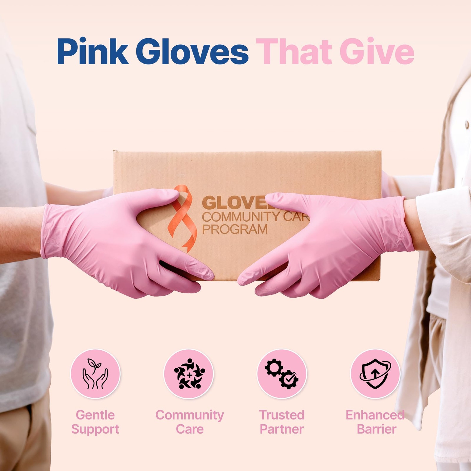 Schneider Nitrile Exam Gloves, 4-mil Medical Gloves Disposable Latex Free,