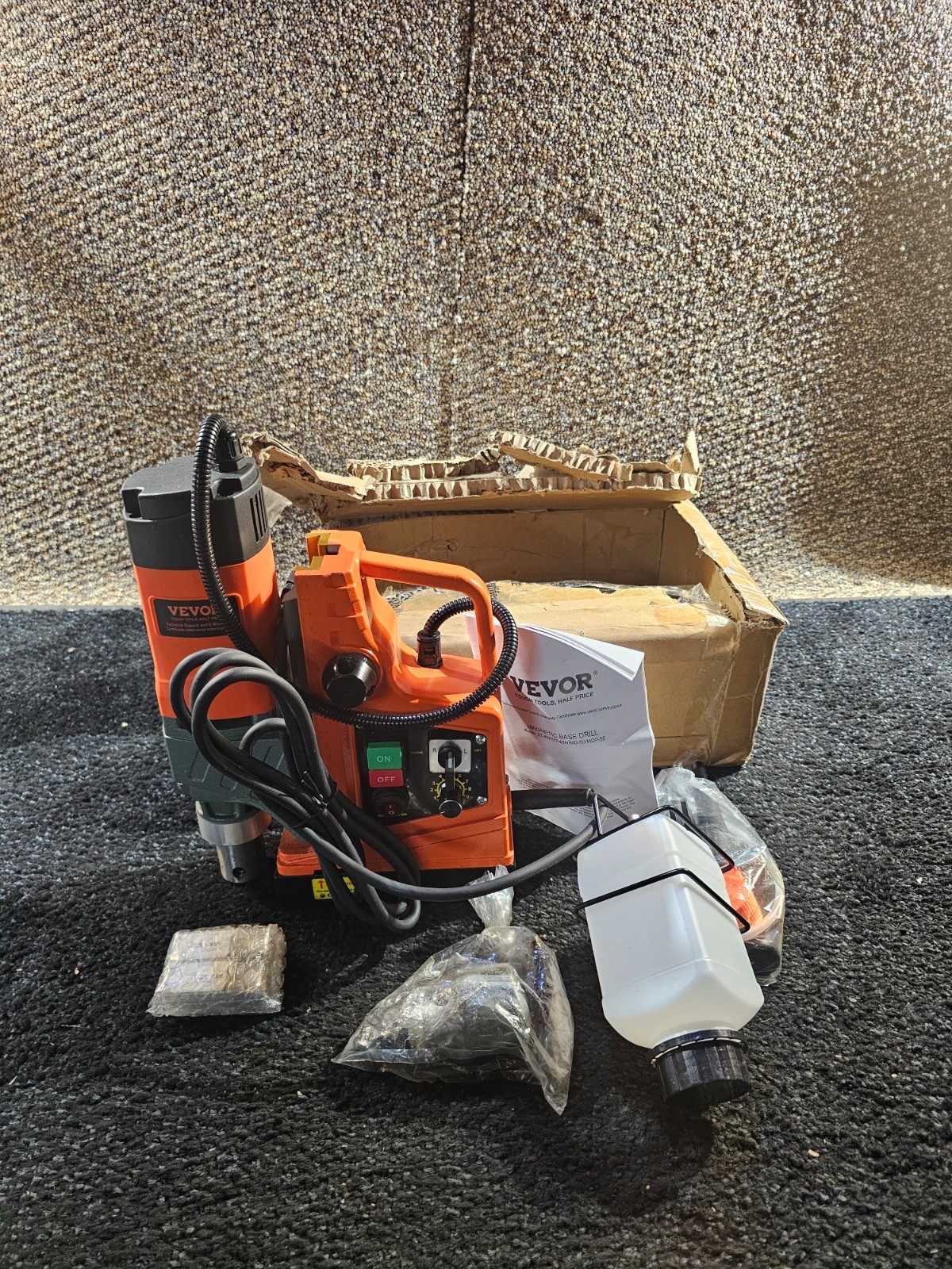 Magnetic ZT-45H Drill 1450W 2810lbf Portable Mag Drill Press 1.6 in Boring Dia.