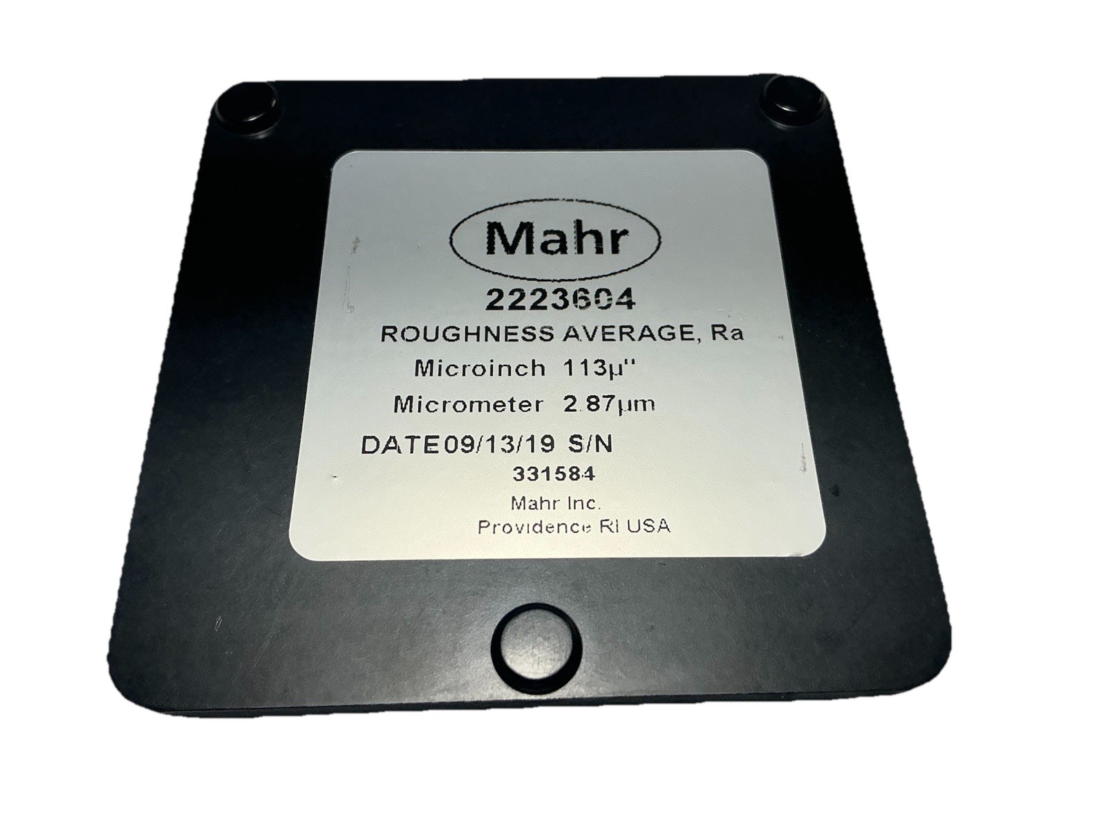 Mahr Federal 2223604 Calsurf Roughness Standard
