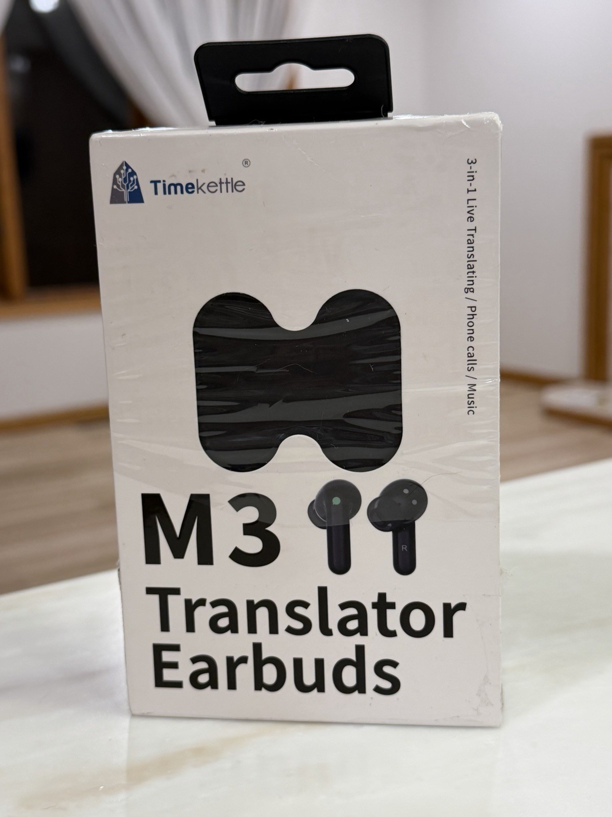 Timekettle M3 Language Translator Earbuds Two-Way Translator Device Black