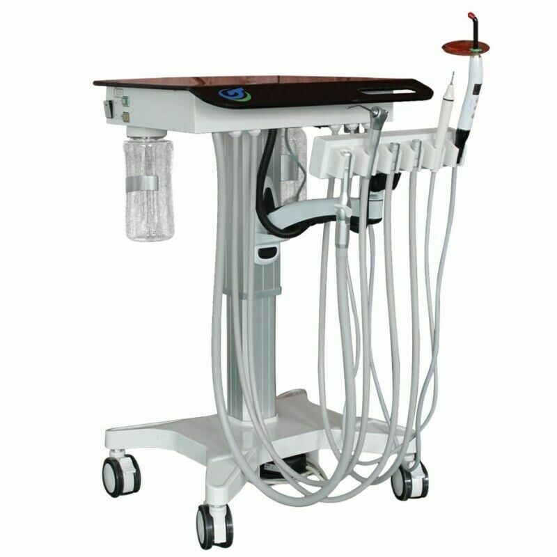 Greeloy GU-P302S Dental Mobile Delivery Cart Unit Adjustable Treatment System 4H