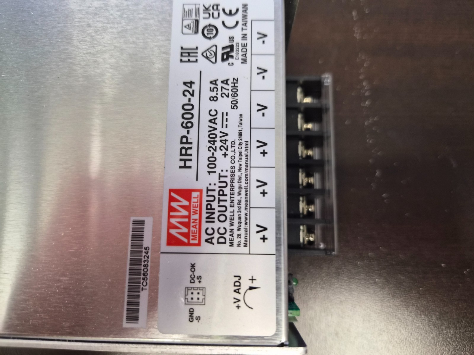 Mean Well HRP-600-24 High Reliability Switching Power Supply
