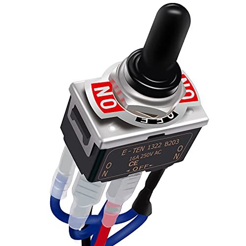 Waterproof Latching Reverse Polarity Switch 12V 10 Amps DC Motor Control 6 Pi…