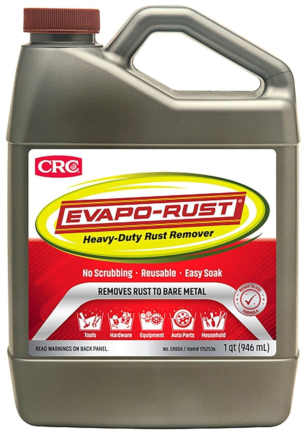 CRC Evapo-Rust, Heavy-Duty Rust Remover, Reusable, Acid-Free,…