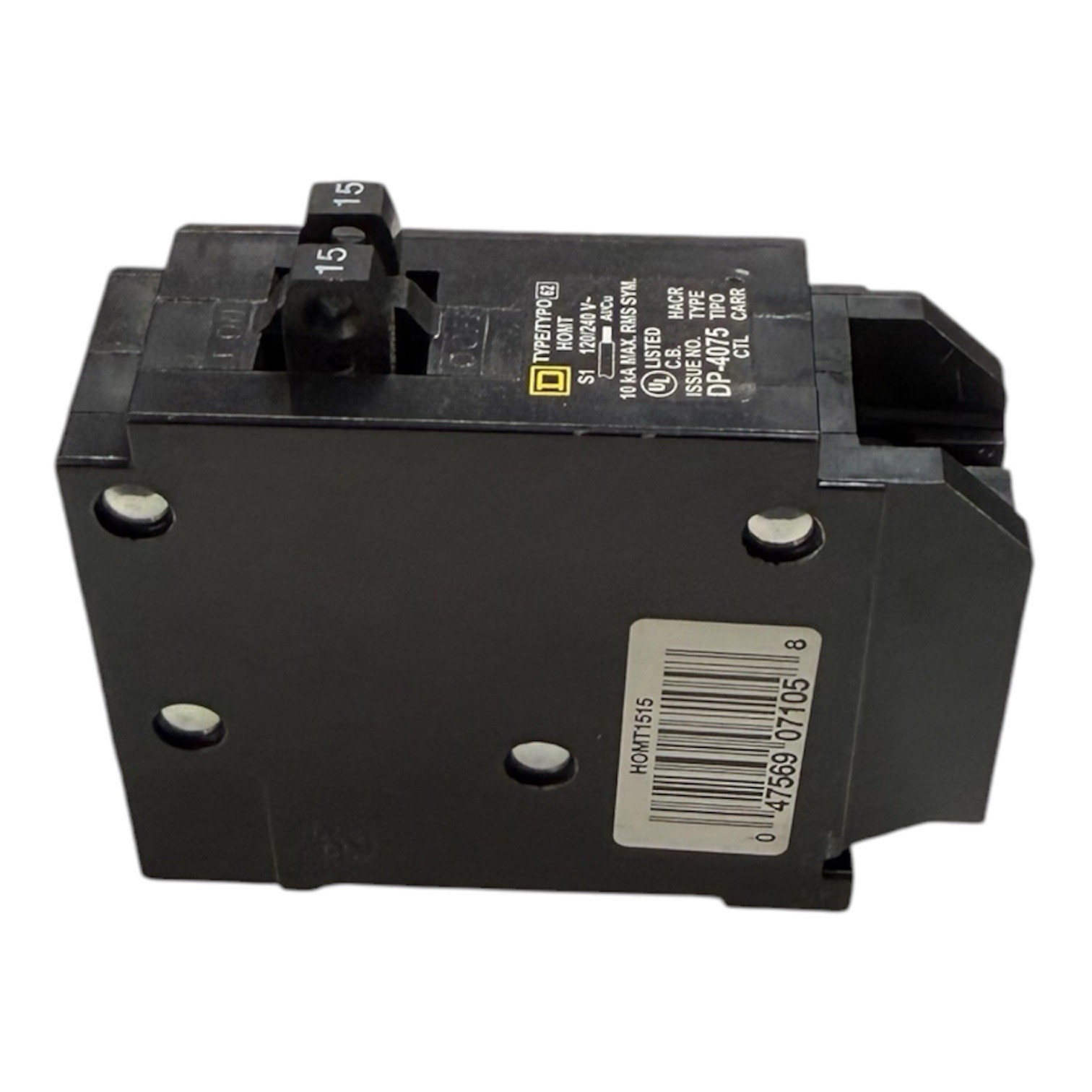 Square D Homeline 15A Twin 1PTandem Circuit Breaker HOMT1515 15/15 AMP New!!