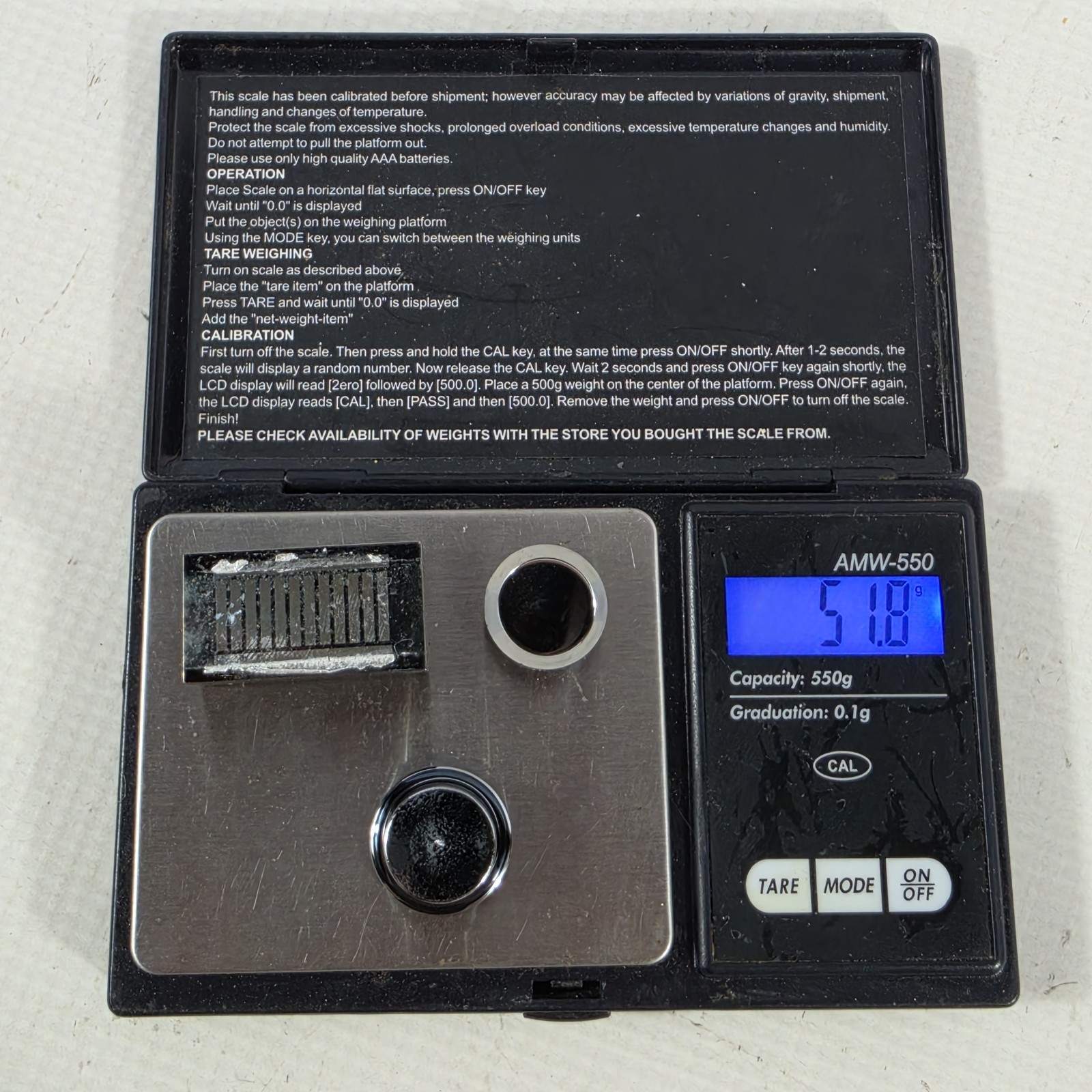 Detector Grade High Purity Germanium Crystal HPGe (LOT OF 5) EG&G Kevex 0.7073Kg