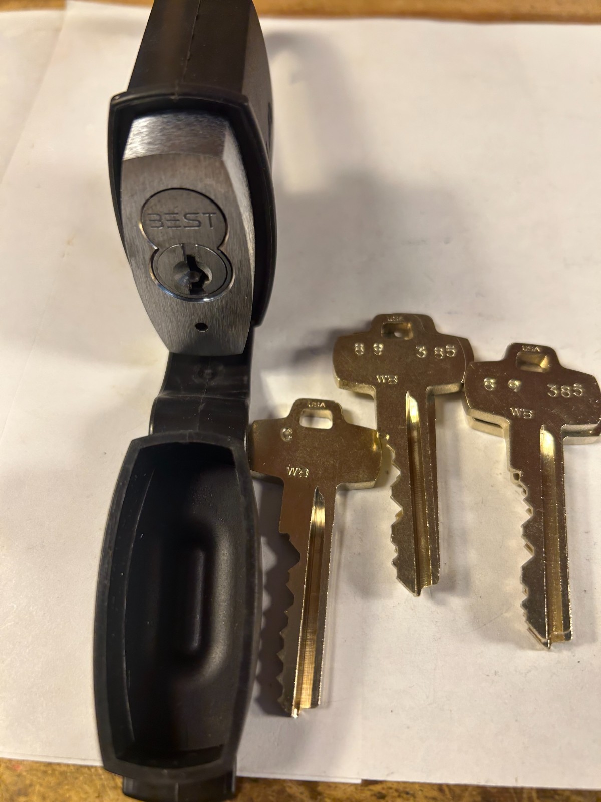 1-41B772L new Best Lock padlock keyed
