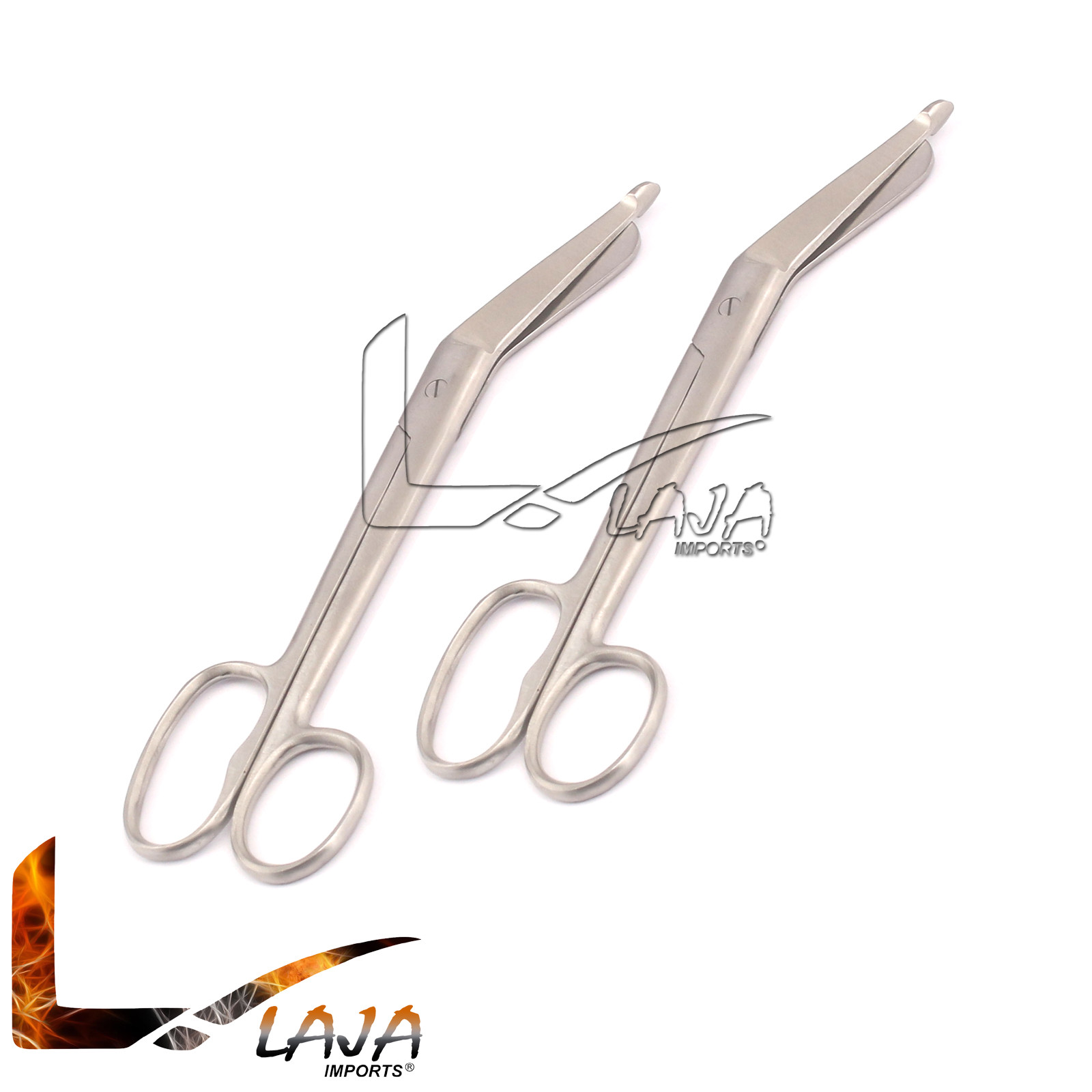 2 Bandage Scissor Nurses Surgical Instrument W/One Large Ring 8.25″ Steel New