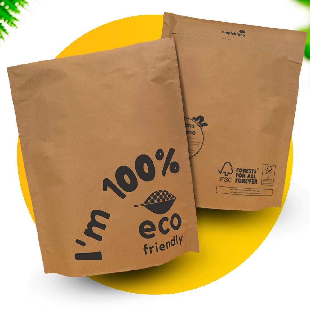 Simplelifeco 36 x 44cm Eco Friendly Paper Mailing Bags | FSC Certified…
