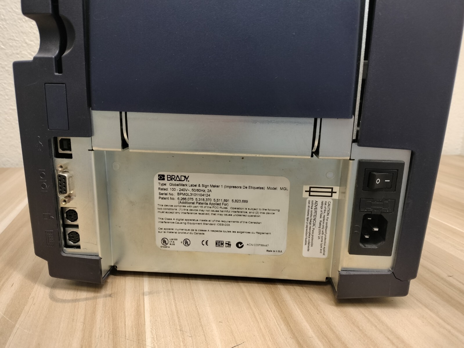 BRADY GlobalMark Label & Sign Maker 1 (MODEL: MGL) *TAPE NOT FOUND*