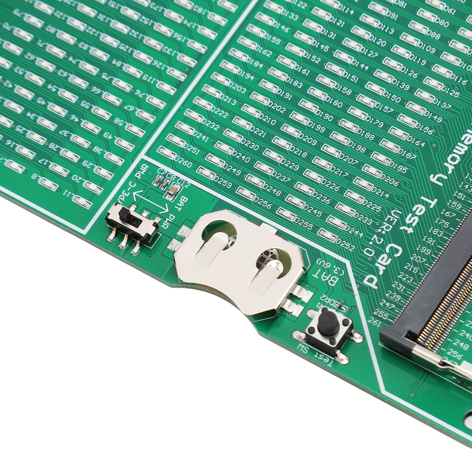DDR4 DDR5 Memory Tester 2 In 1 Multifunctional Memory Slot Test Card With LED