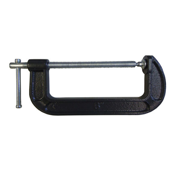Heavy Duty C-Clamp 2″, 3″, 4″, 5″, 6″, 8″, 10″, 12″ C-Clamps Free Shipping