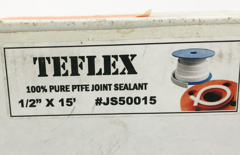 New Teflex JS50015 Joint Sealant PTFE 1/2″ x 15′ X 5mm SD20140209