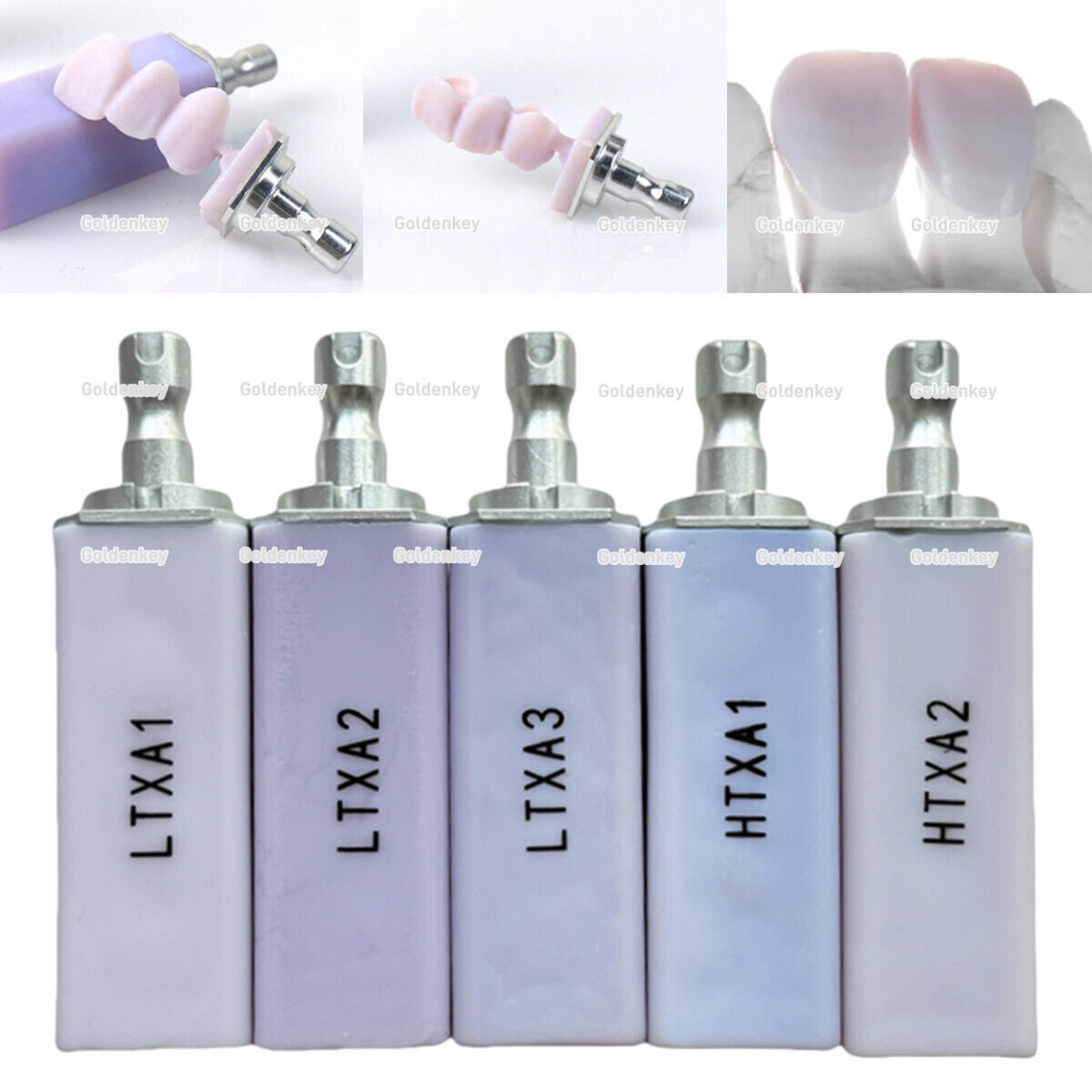 Dental Glass Ceramic CAD CAM B40 Blocks CEREC Lithium Disilicate HT LT XA1/2/3