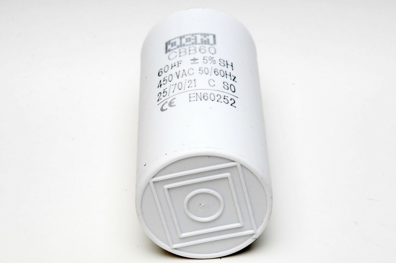 60UF 450VAC Motor Run Capacitor 450V AC CBB60 60 UF Round White 50/60HZ Cap
