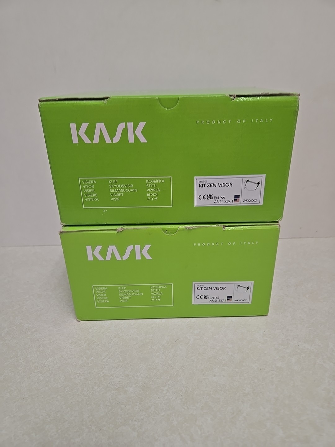 Kask WKI00003.500 Zen FF Full Face Visor Kit, Clear and smoke(2 included)