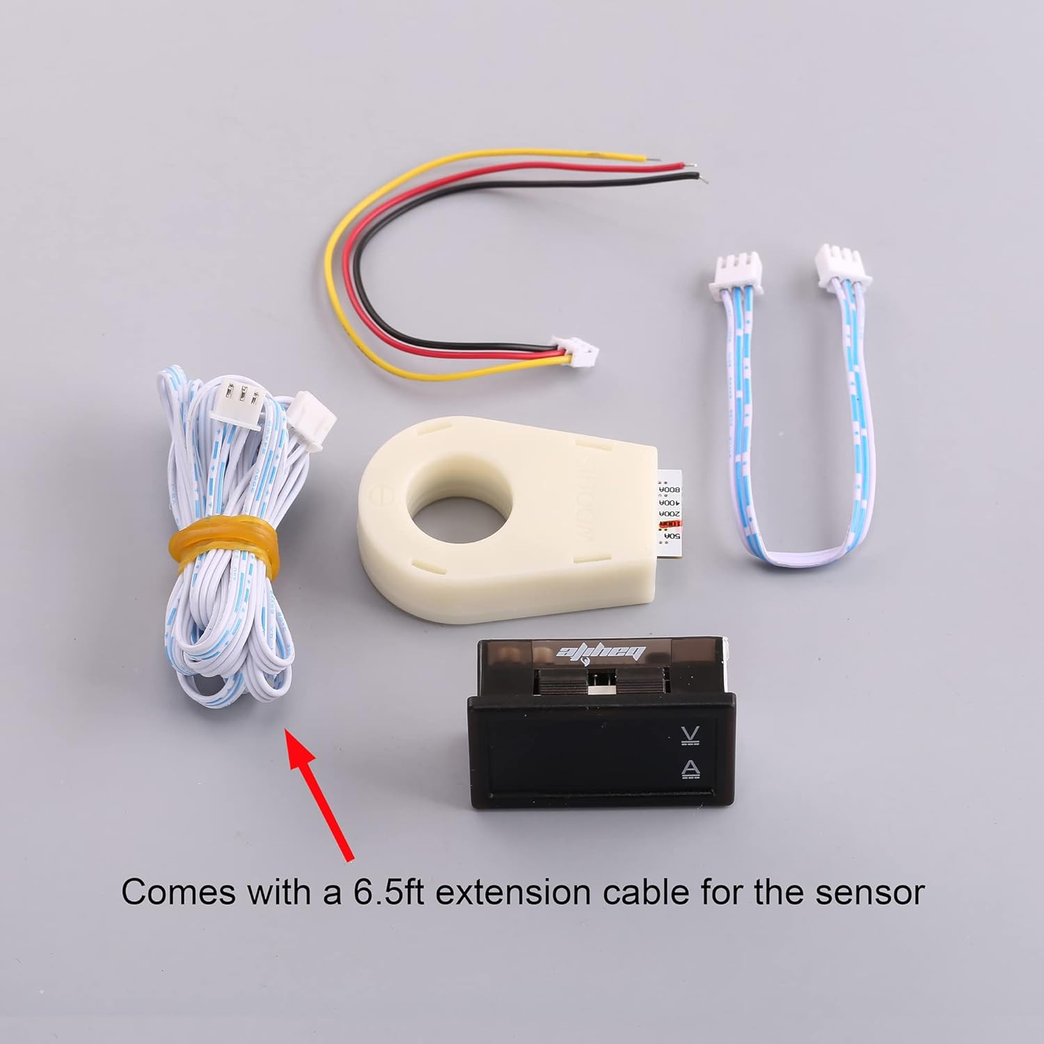 Volt Amp Meter, DC 5-100V 100A Dual Display Current Voltage Meter, Digital Mini