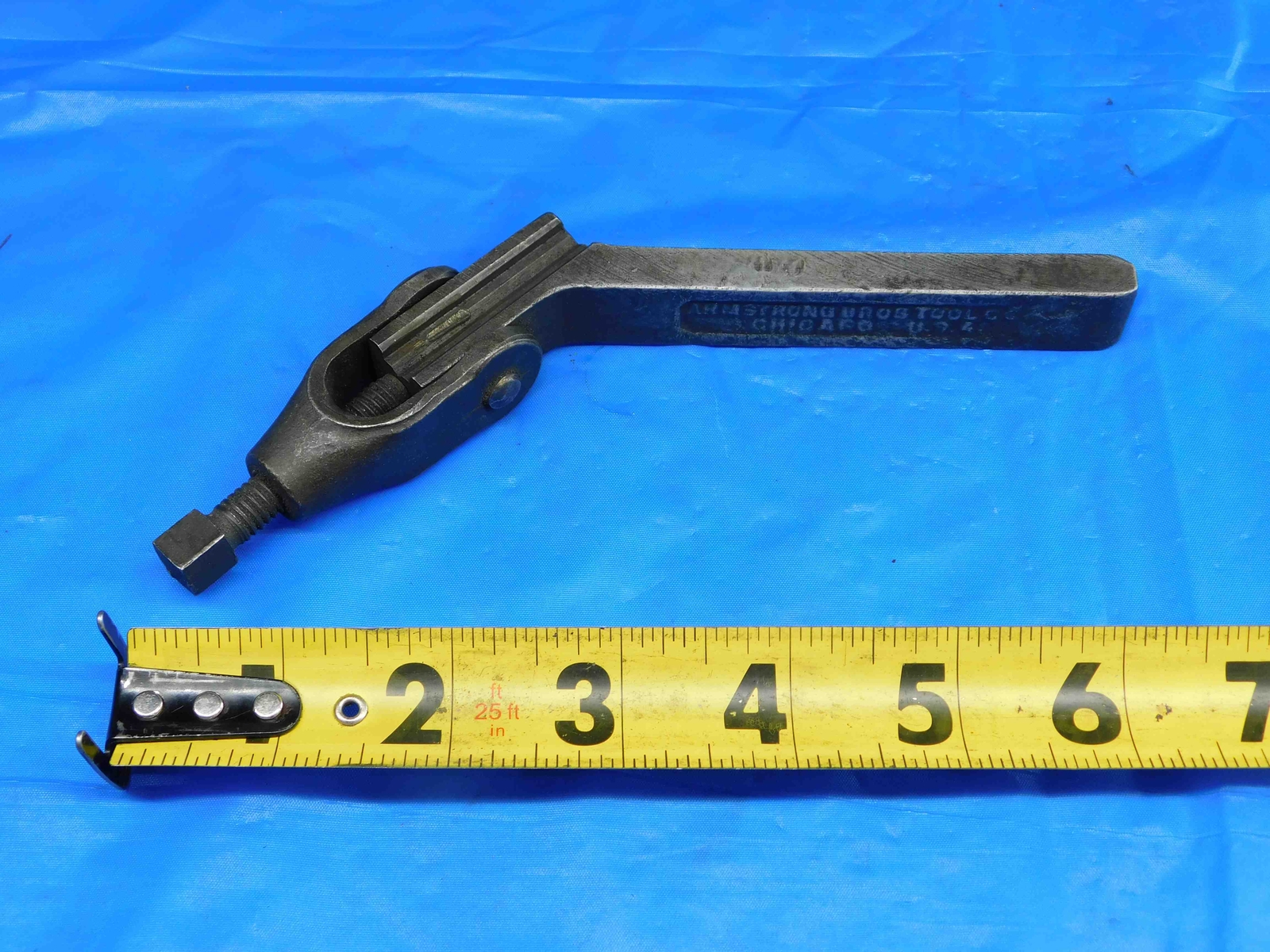 ARMSTRONG ACE NO. 2030 FLIP CLAMP TOOL HOLDER 16MM X 9MM SHANK USA MADE