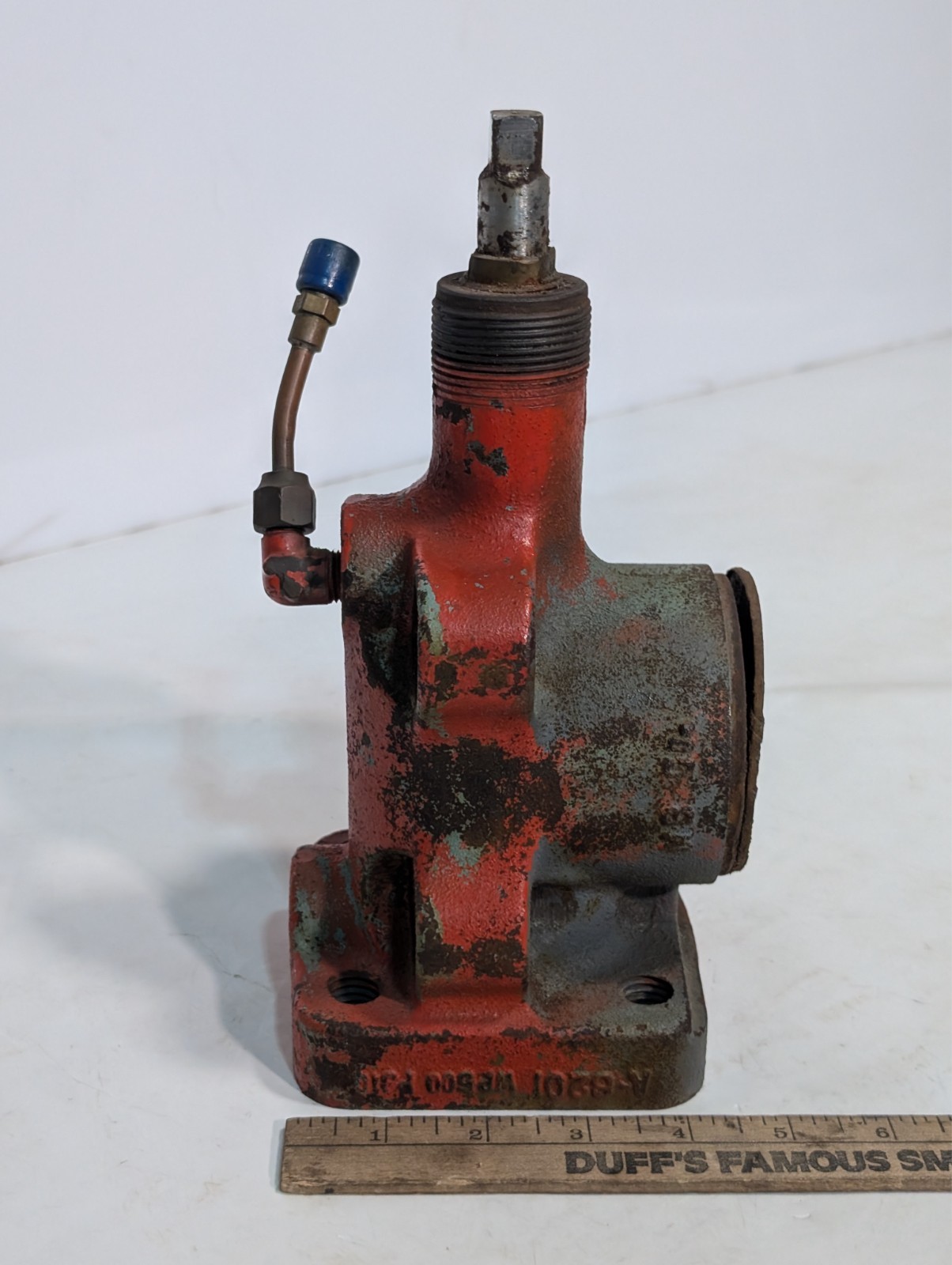 MB Co. A-6201 control valve, working pressure 500 PSIG, 4-bolt base, as shown