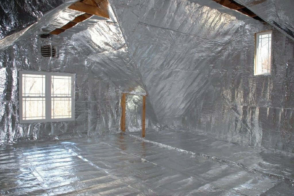 1000sqft Radiant Barrier Attic Foil Reflective NASA Insulation 4ft perf 70 gram