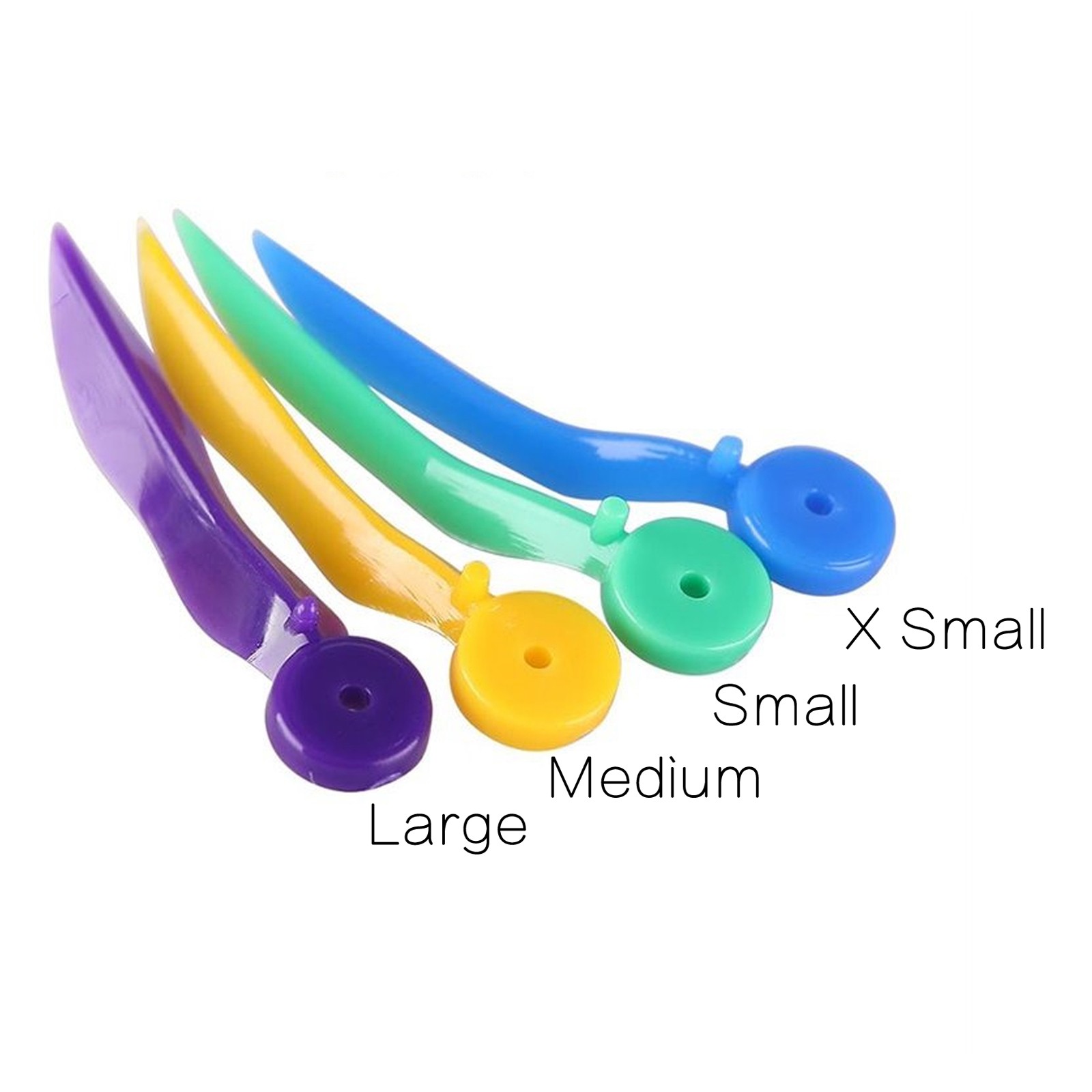Disposable Plastic Wave Shape Dental Wedges Teeth Wedge Tooth Gap 100 Pcs/Box