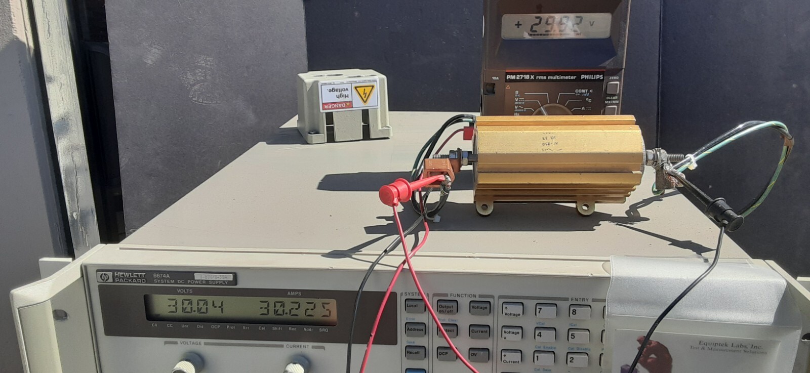 System Power Supply 0 to 80V 30A 2400W EXCELLENT! Programmable HP 6674A opt. J05