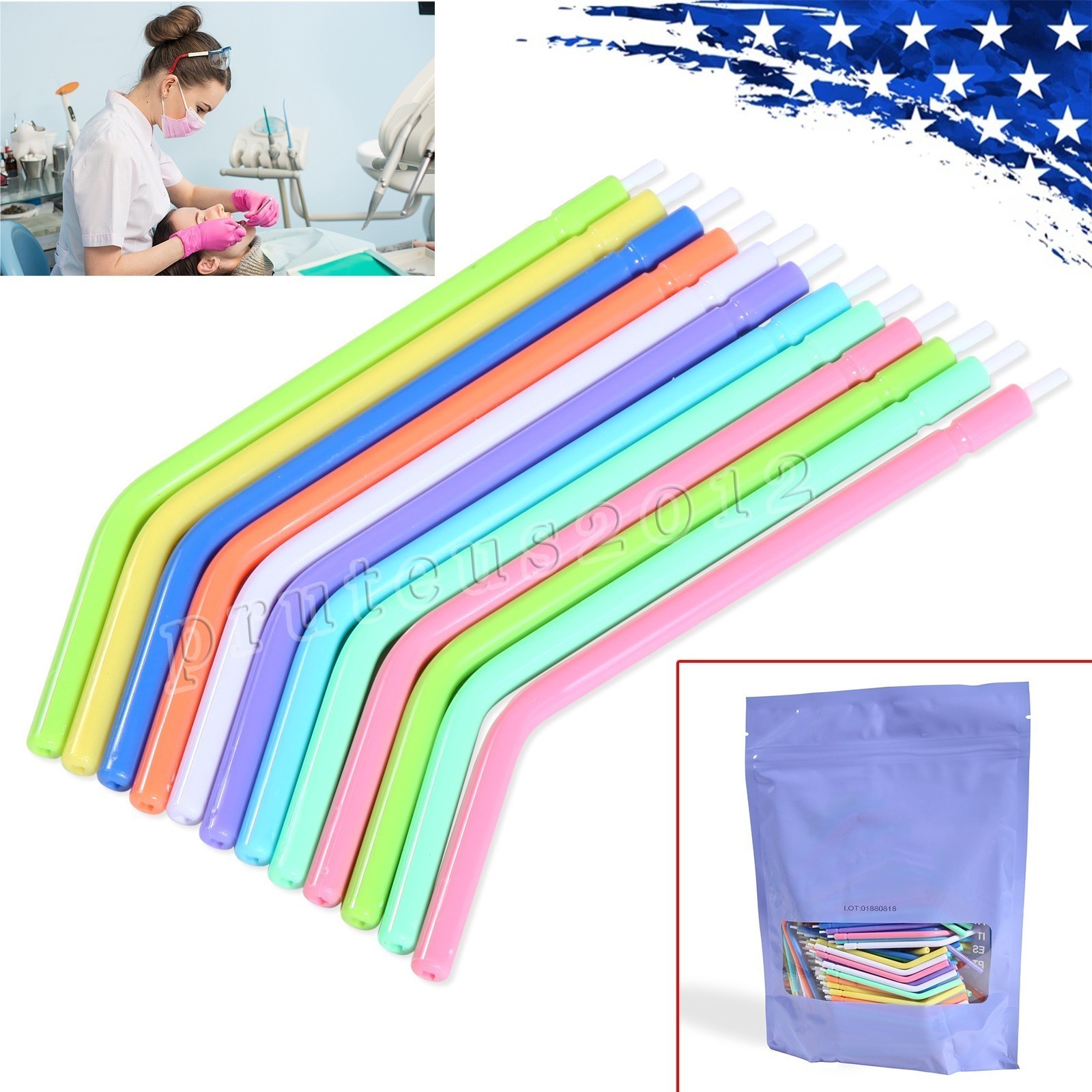 Disposable Air/Water Syringe Tips – Universal Fit, Dental (Choose Qty)