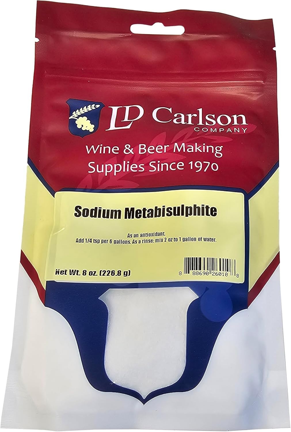 Craft Brewing Hop – 8 oz Sodium Metabisulfite Liquid with Intense Lemon Flavor
