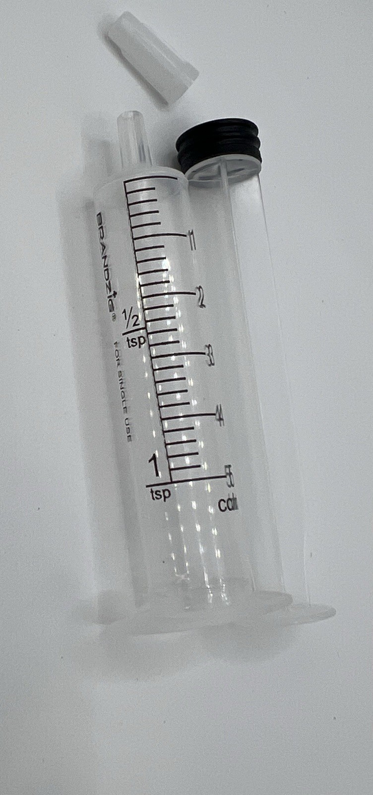 Brandzig 5ml Oral Syringe With Cap x12 Pieces. Sealed New