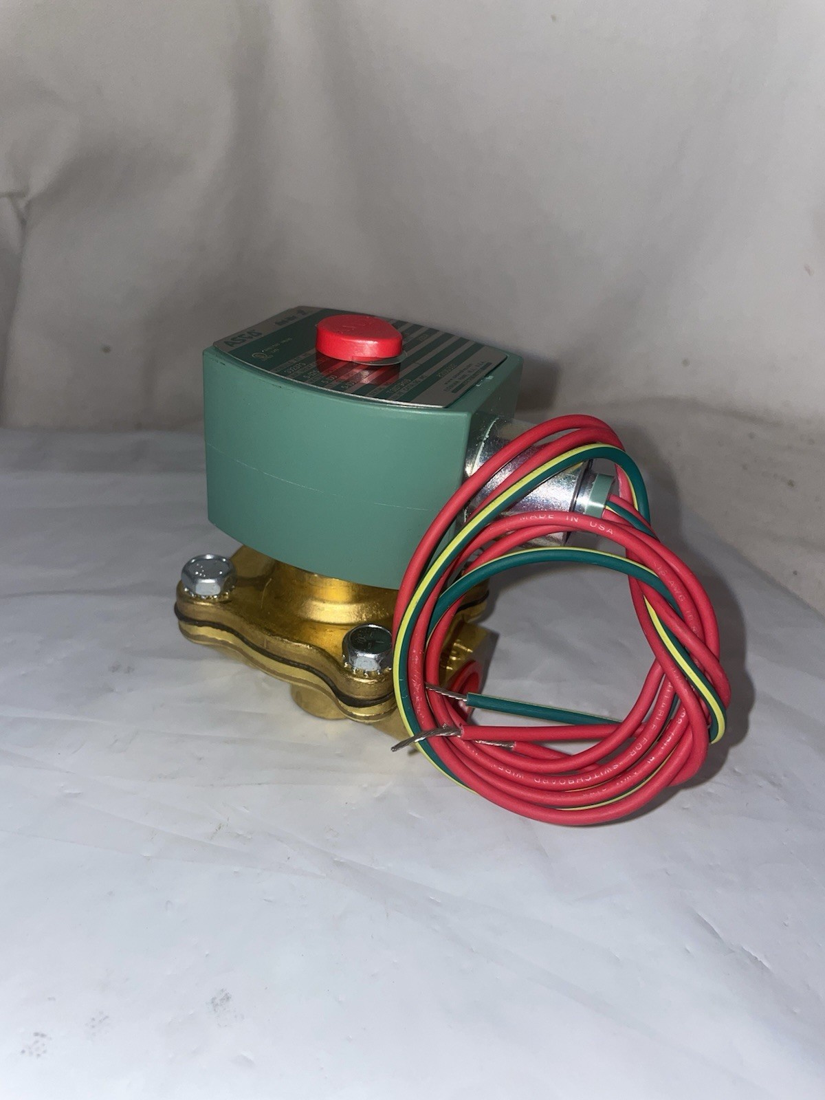 ASCO Red Hat 8210G002 High Flow 2-way 24v DC 1/2” Normally Closed Solenoid Valve