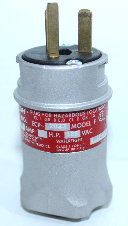 ⭐️NEW UNOPENED BOX⭐️ Appleton ECP-2023 Straight Blade Plug, 125V, 20A 🔴USA🔵