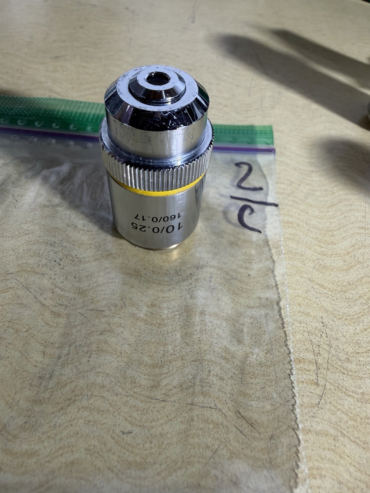 Motic 10x Microscope Objective 10/0.25 160/0.17 from National