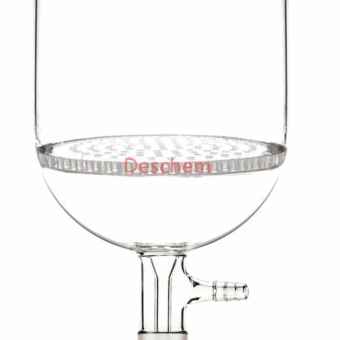 600ml 24/40 Glass Buchner Funnel Büchner with 90mm Pore Plate Lab Glassware