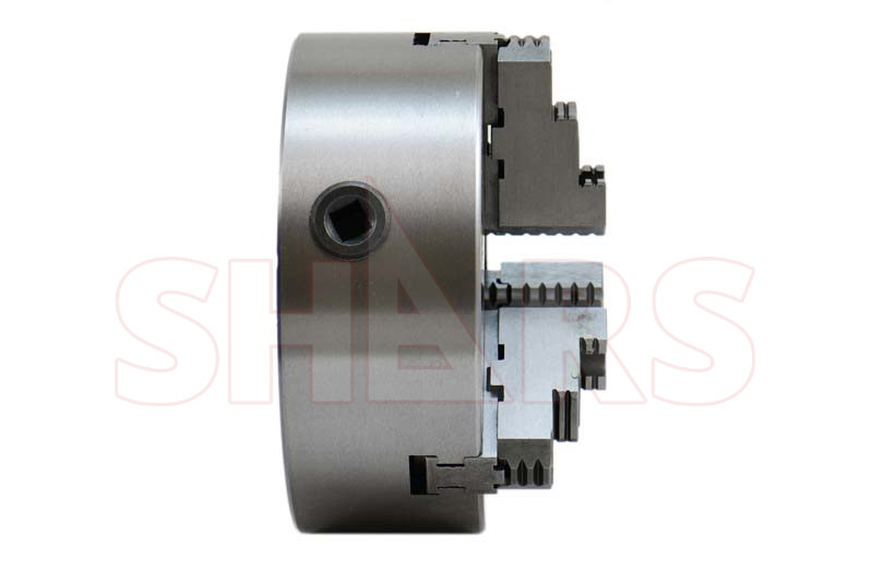 8″ 3 Jaw Self Centering Plain Back Lathe Chuck Reversible .0039″ TIR Cert R[