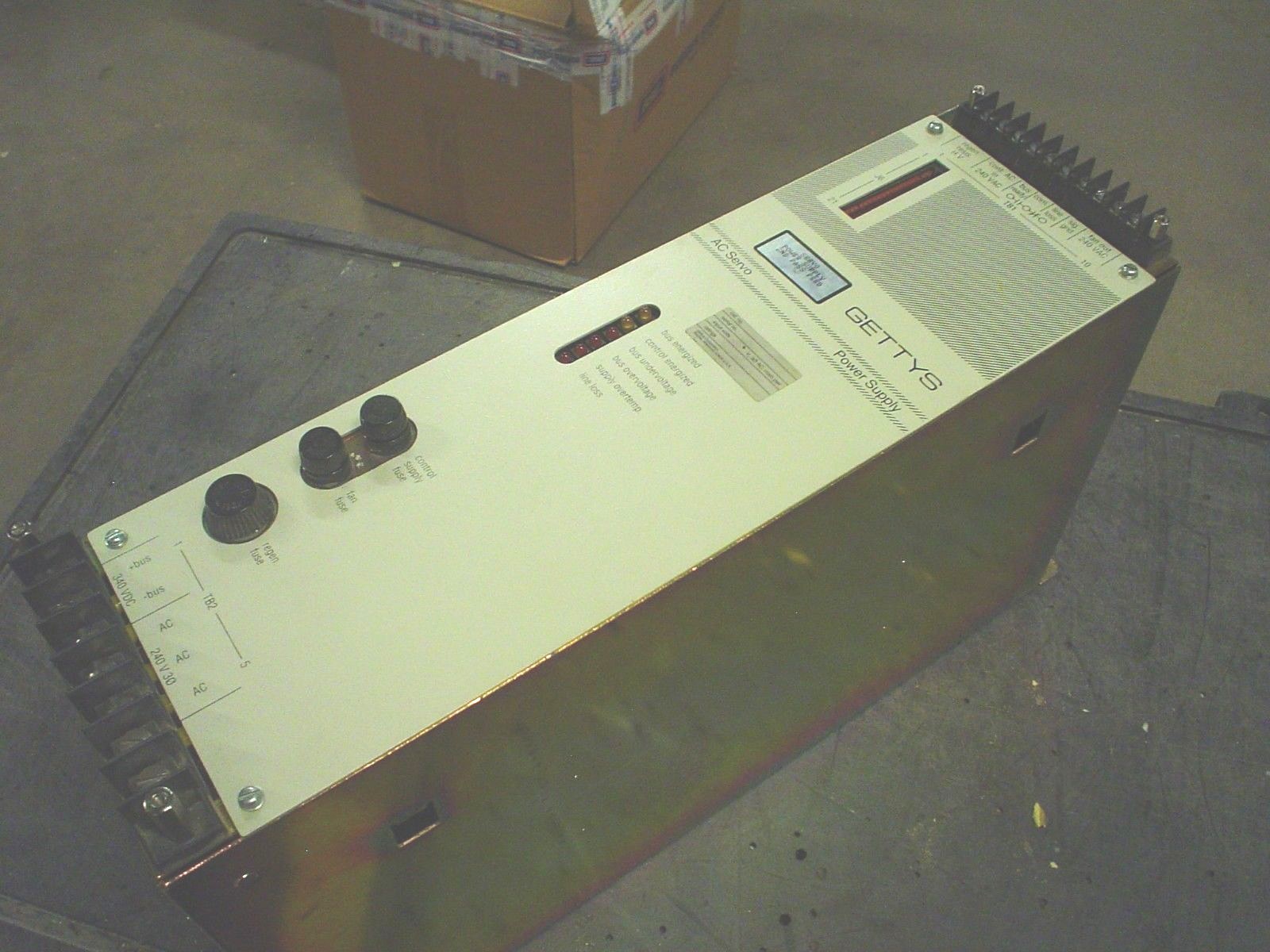 GETTYS PS15B-510 AC Servo Power Supply Input 240 Vac
