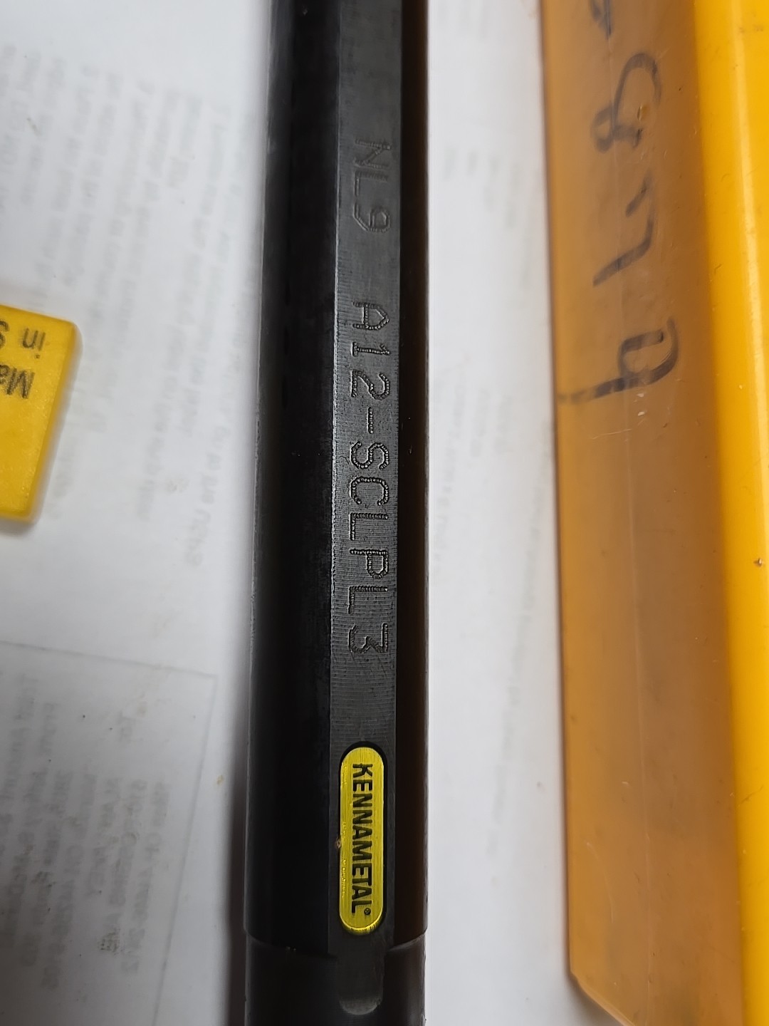 New Kennametal A12-SCLPL3 3/4″ Steel Shank Boring Bar 10″ OAL 0.93″ Min Bore
