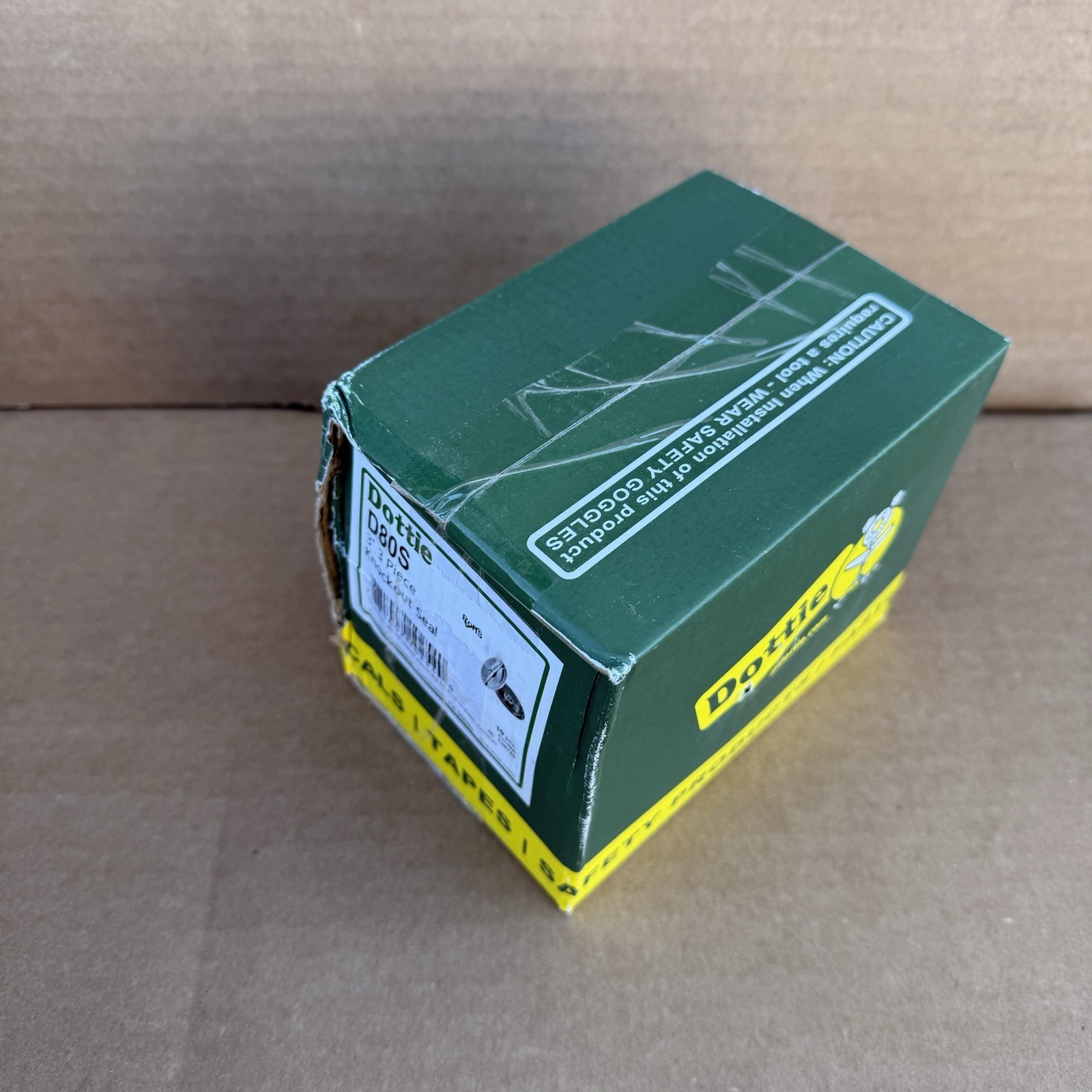 Lot of 10 Dottie D80S 3” 3-Piece Knockout Seal Electrical Conduit Cover Plate