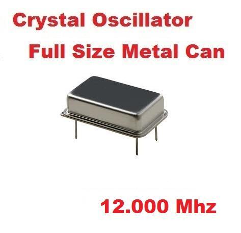 12.000Mhz 12.000 Mhz CRYSTAL OSCILLATOR FULL CAN ( Qty 5 ) *** NEW ***