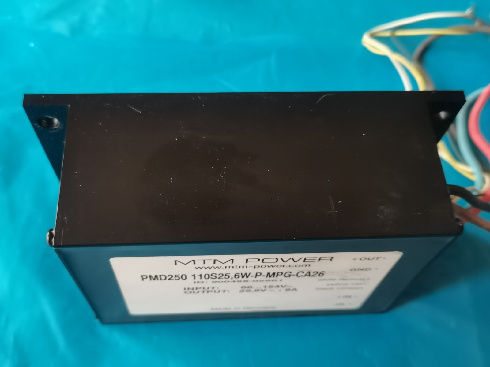 MTM POWER PMD250 110S25.6W-P-MPG-CA26 ID:900496-02501 OUTPUT:25.6V 9A MODULE