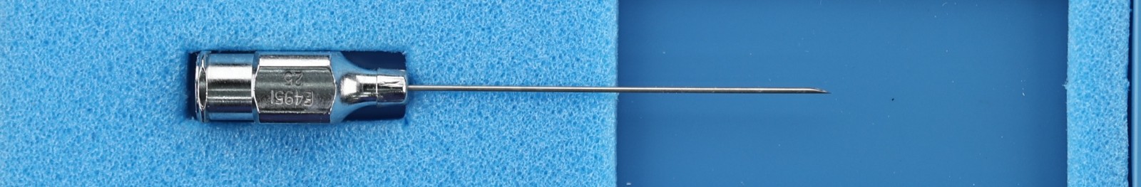 Storz E4951 Atkinson Retrobulbar Needle, 25 Gauge, Beveled Sharp Point, 2″