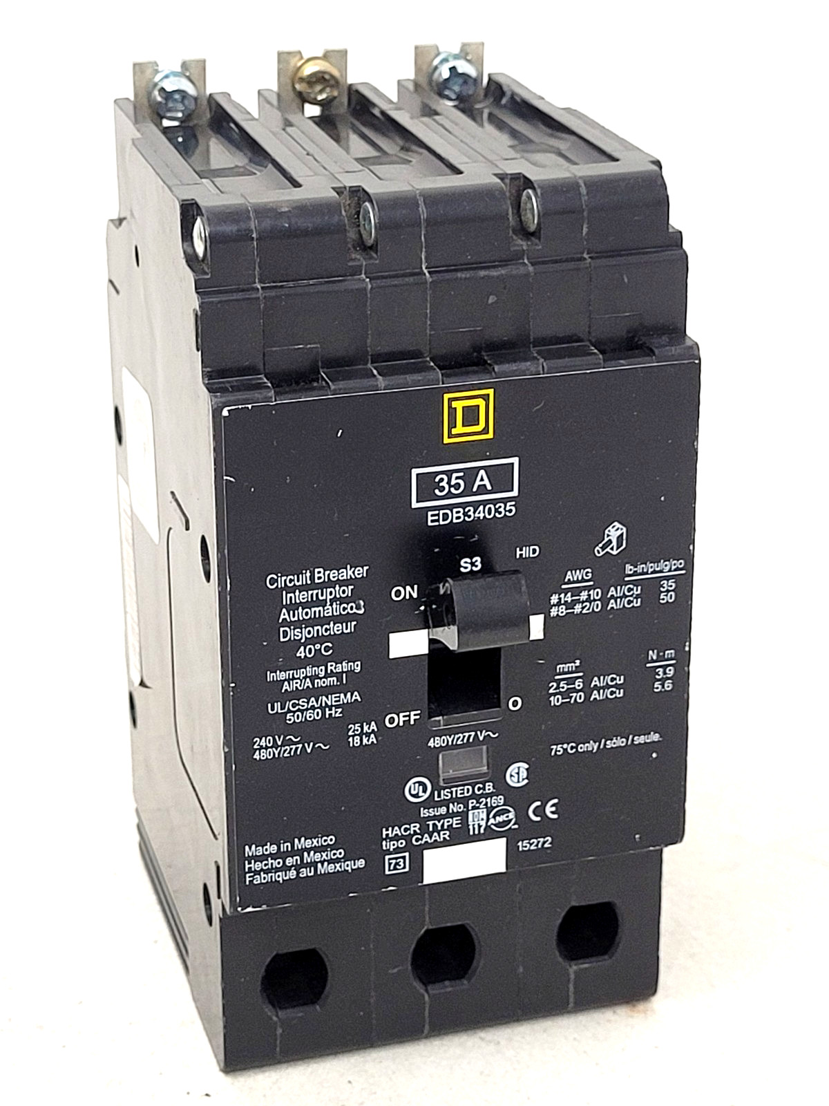 EDB34035 Square D 35 Amp Circuit Breaker – Next Day Option
