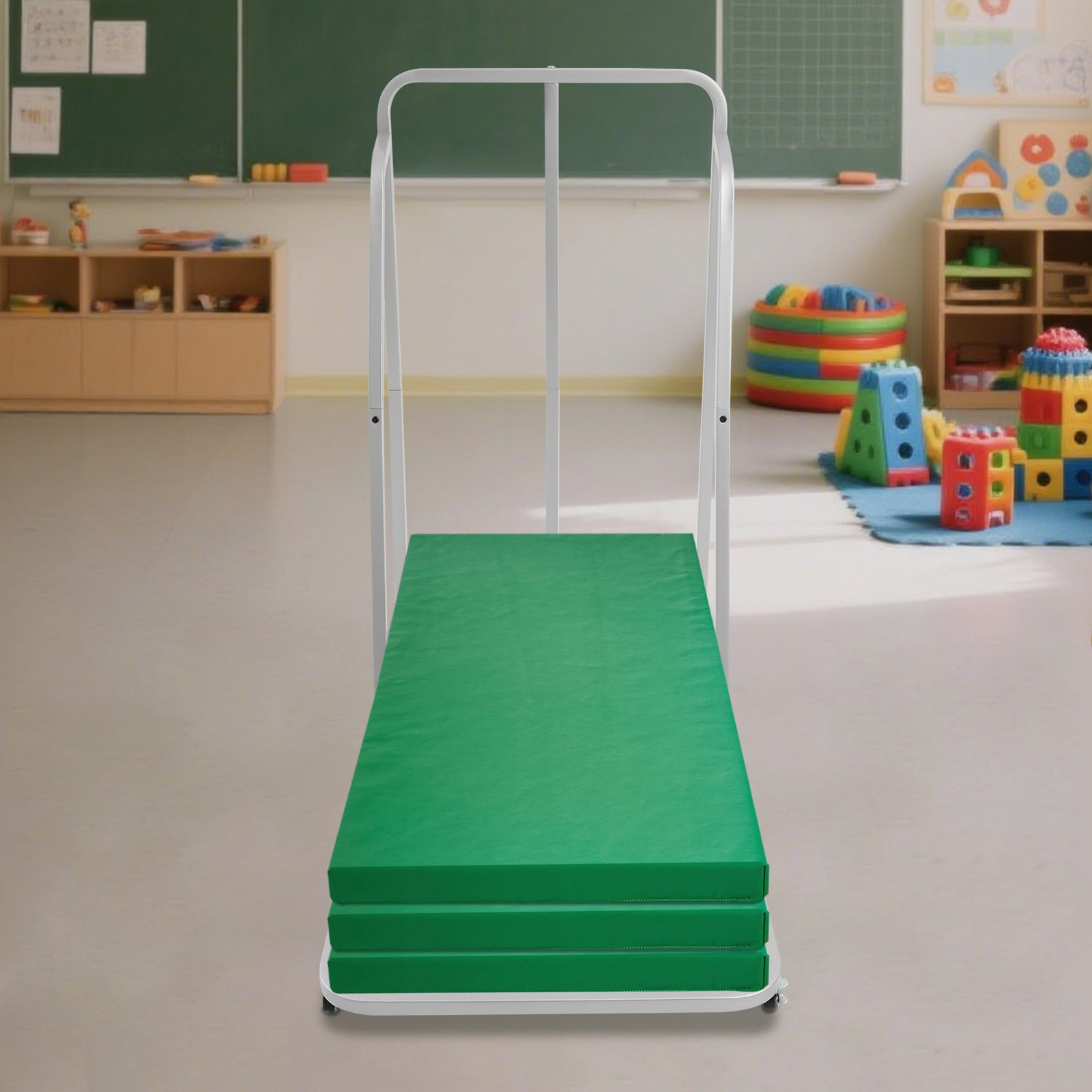 Rest Mat Trolley Storage Cart Rolling Cart for Sleeping Mats Teaching Rolling