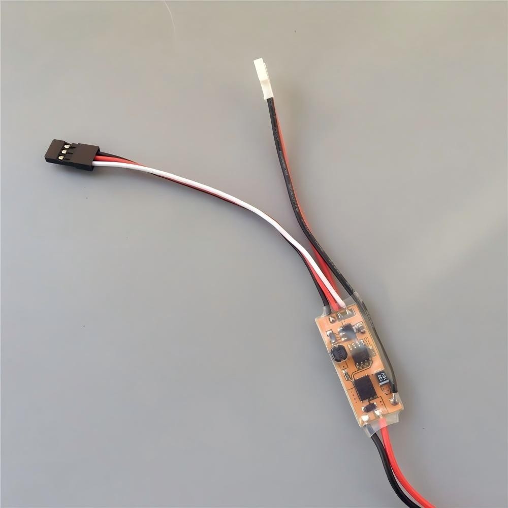12A 1S 3.7V Brushed ESC One-Way with BEC Boost to 5V 600mA 3-6V PWM Control