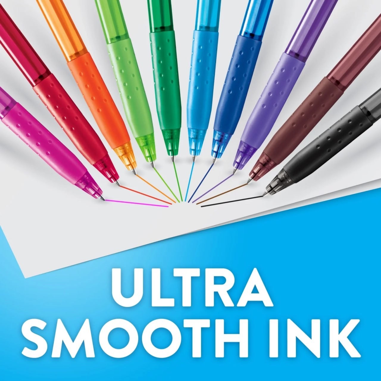 InkJoy Retractable Ballpoint pen, 1.00mm, Assorted Colors, 8 count