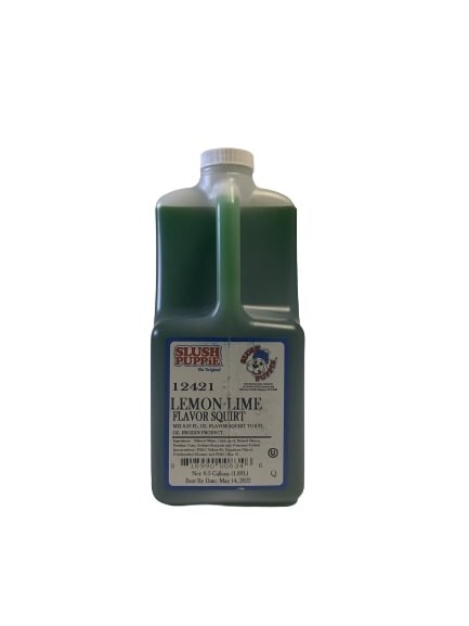 Slush Puppie Lemon Lime Flavor .5 Gallon – Flavor Squirt used with Neutral Base