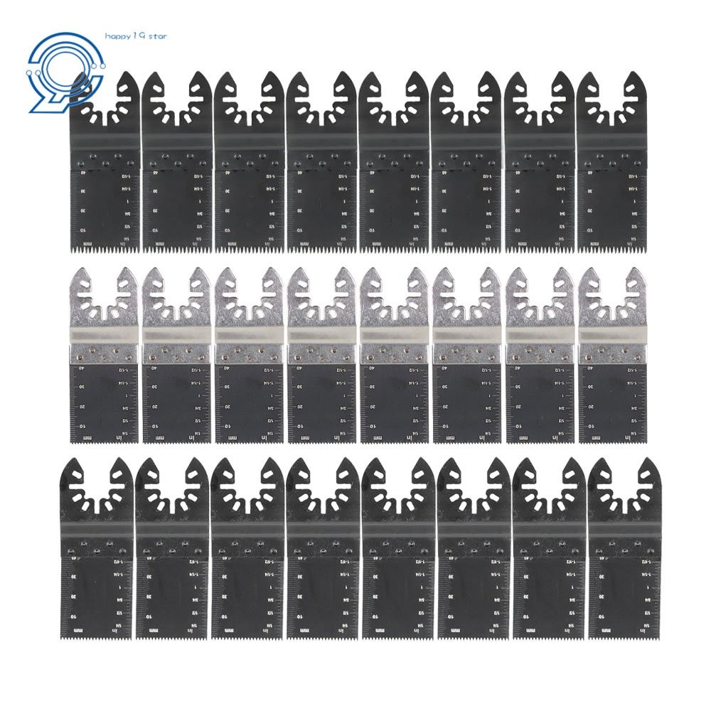 48 Piece Bi-metal Precision Tooth Oscillating Multi Tool Saw Blades