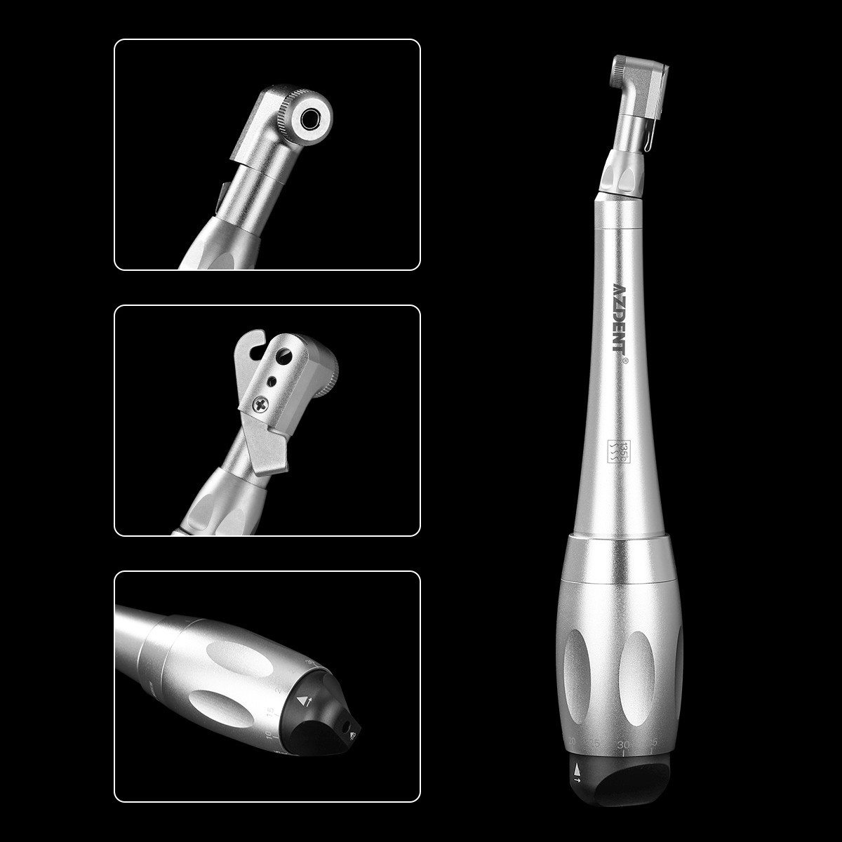 AZDENT Dental Universal Implant Kit Torque Wrench Contra Angle with 12 Drivers