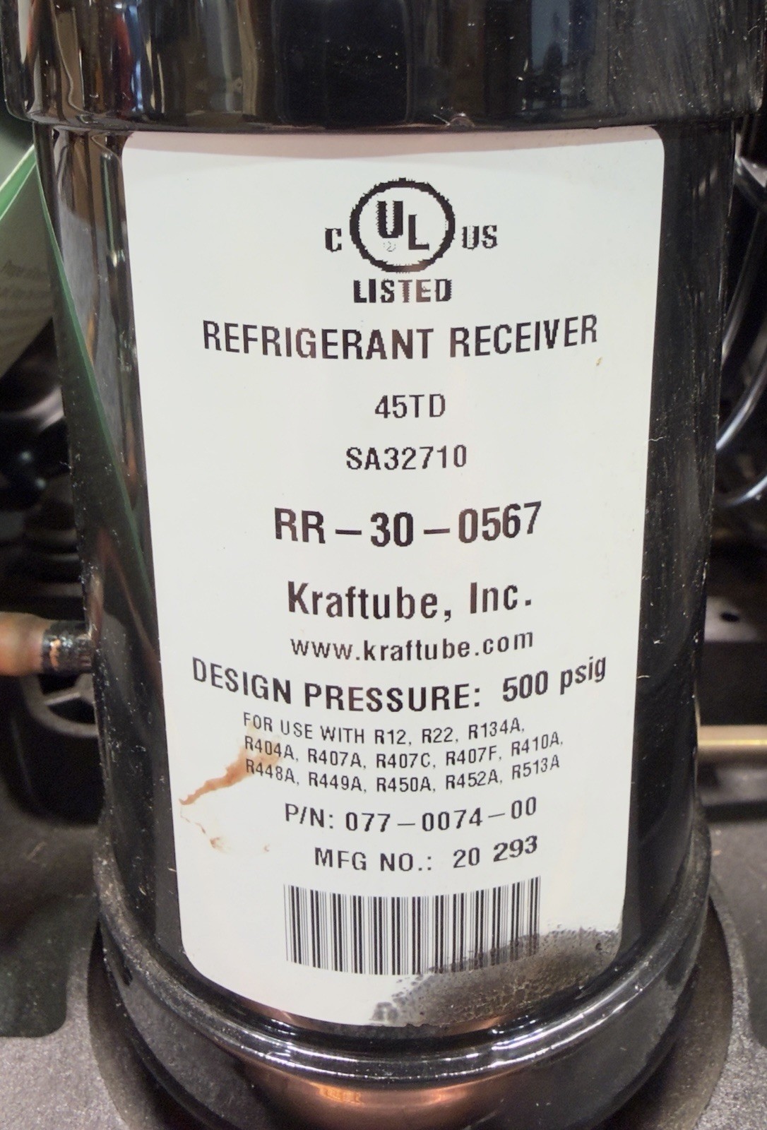 Copeland M6EM-H032-CAA-212 Condensing Unit R404A, 1/3 HP, 115V, ASE20C4E